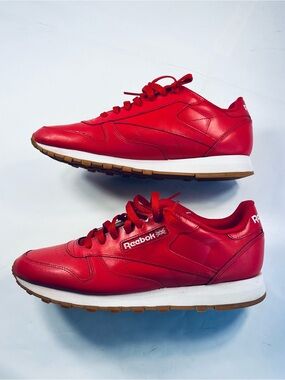 Reebok Classic Leather Vector Red  Retro Shoes # GY3601 Men's : 11 1/2